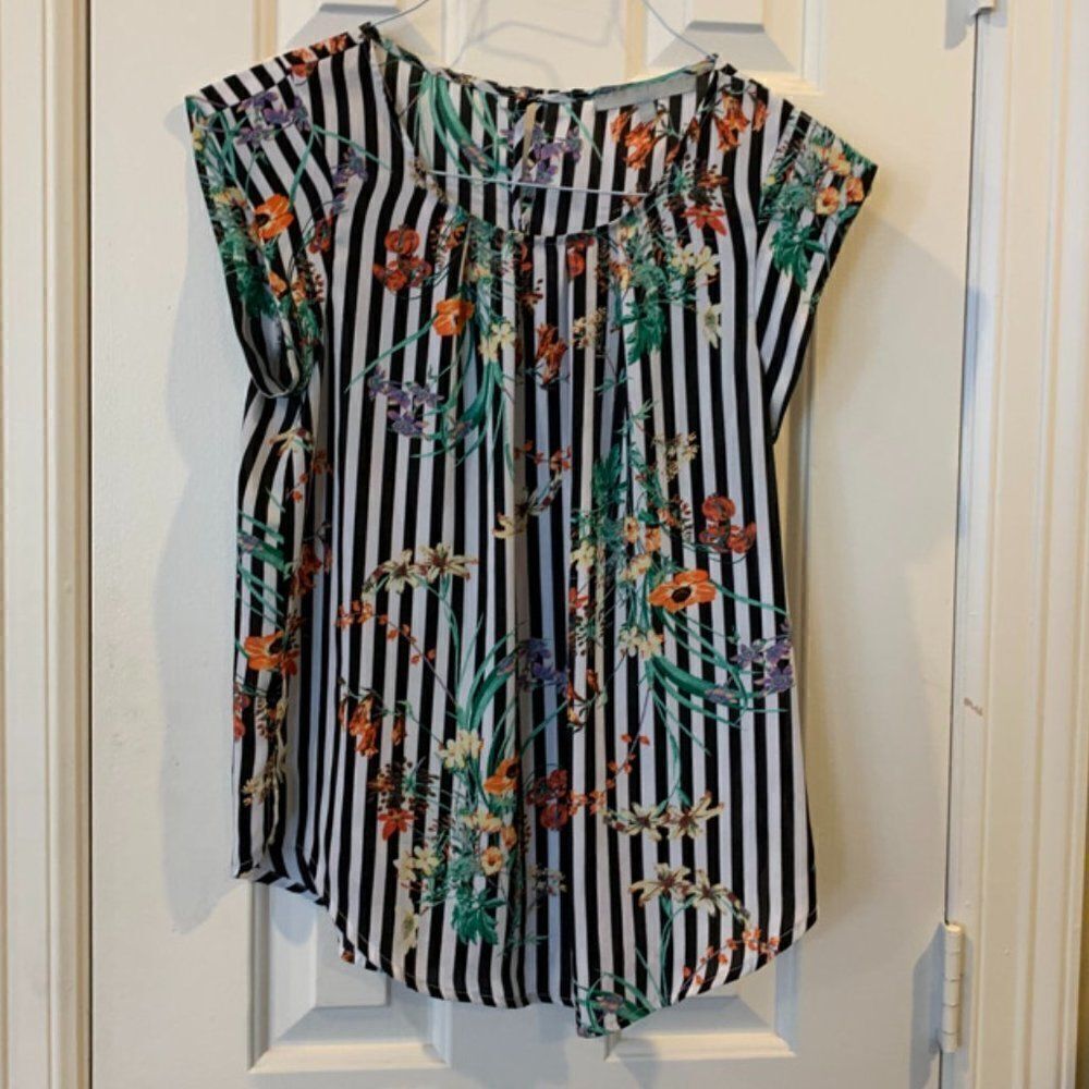 Sweet Rain Sheer Blouse